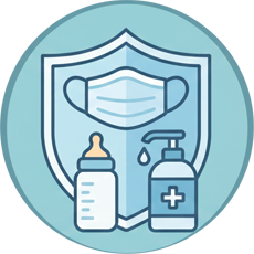 방역물품 아이콘